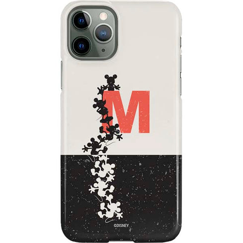 Disney Mickey Mouse Stacked Silhouette Split iPhone 11 Pro Lite Case