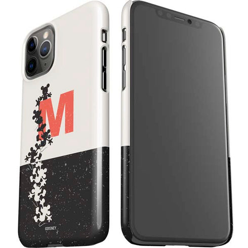 Disney Mickey Mouse Stacked Silhouette Split iPhone 11 Pro Lite Case