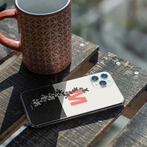 Disney Mickey Mouse Stacked Silhouette Split iPhone 11 Pro Skin