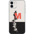 Disney Mickey Mouse Stacked Silhouette Split iPhone 12 Skin