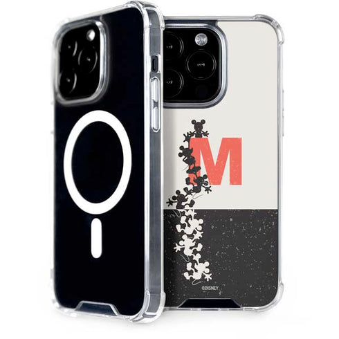Disney Mickey Mouse Stacked Silhouette Split iPhone 15 Pro MagSafe Case