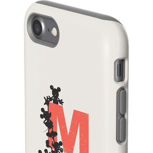 Disney Mickey Mouse Stacked Silhouette Split iPhone SE (2nd & 3rd Gen) Pro Case