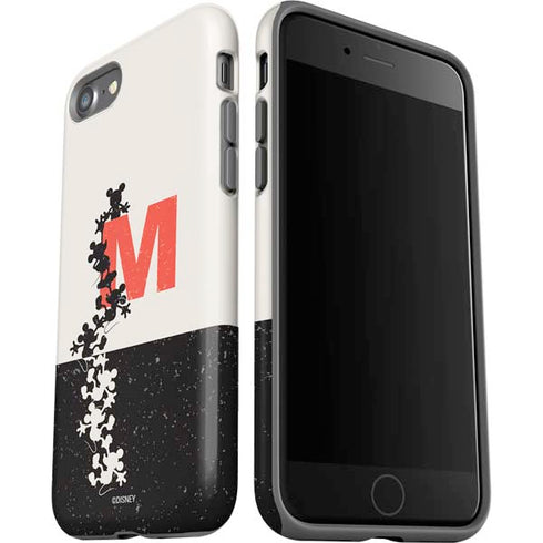 Disney Mickey Mouse Stacked Silhouette Split iPhone SE (2nd & 3rd Gen) Pro Case