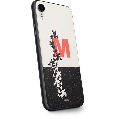 Disney Mickey Mouse Stacked Silhouette Split iPhone XR Skin