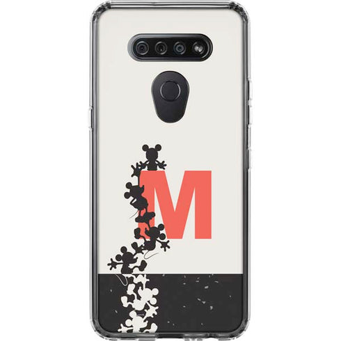 Disney Mickey Mouse Stacked Silhouette Split LG K51/Q51 Clear Case
