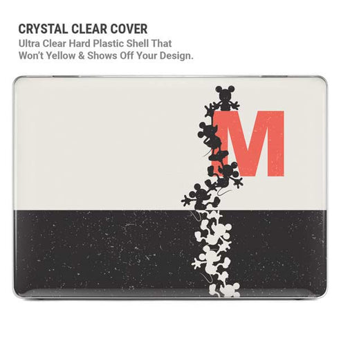 Disney Mickey Mouse Stacked Silhouette Split MacBook Pro 16in (2021-25) Case plus Skin