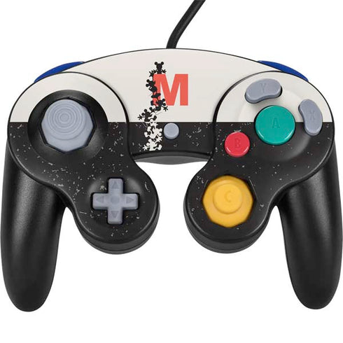 Disney Mickey Mouse Stacked Silhouette Split Nintendo GameCube Controller Skin