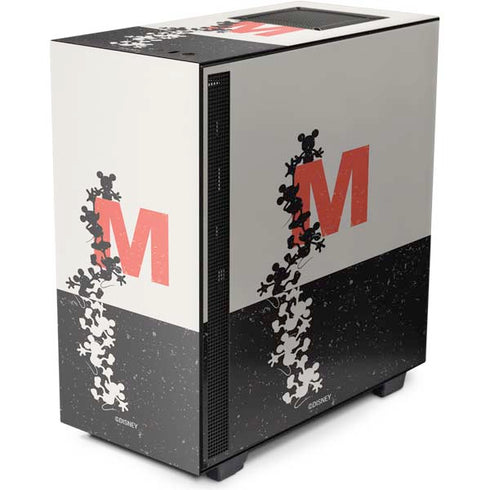 Disney Mickey Mouse Stacked Silhouette Split NZXT H510 Compact ATX Mid-Tower Case Skin
