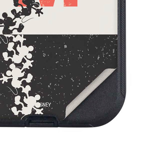 Disney Mickey Mouse Stacked Silhouette Split Otterbox Defender iPhone Skin