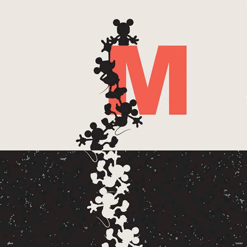 Disney Mickey Mouse Stacked Silhouette Split PS4 Console and Controller Bundle Skin