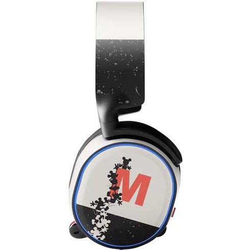 Disney Mickey Mouse Stacked Silhouette Split SteelSeries Arctis 5 Skin