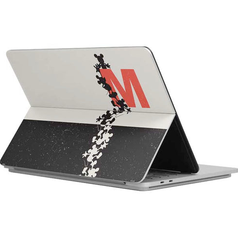 Disney Mickey Mouse Stacked Silhouette Split Surface Laptop Studio Skin