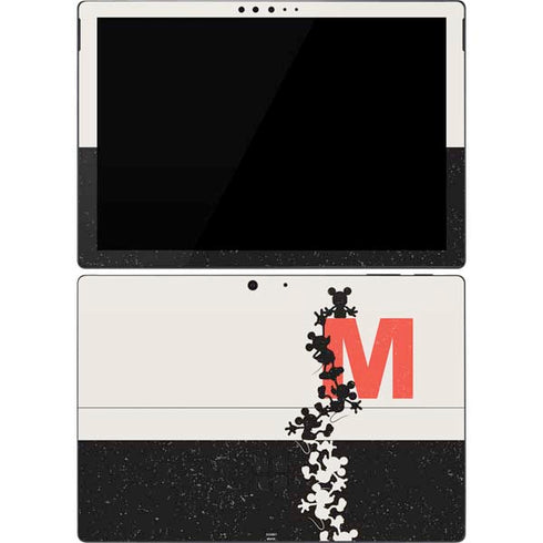 Disney Mickey Mouse Stacked Silhouette Split Surface Pro 7 Skin