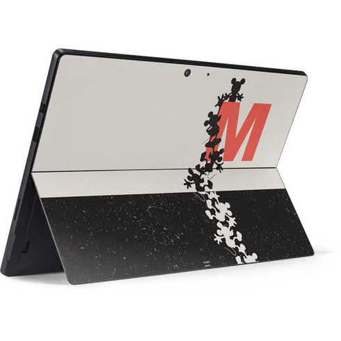 Disney Mickey Mouse Stacked Silhouette Split Surface Pro 7 Skin