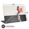 Disney Mickey Mouse Stacked Silhouette Split Universal Laptop 11in (8.8 x 6.2in) Skin