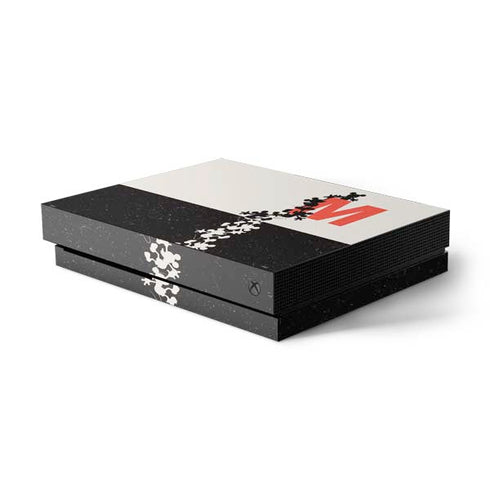 Disney Mickey Mouse Stacked Silhouette Split Xbox One X Console Skin