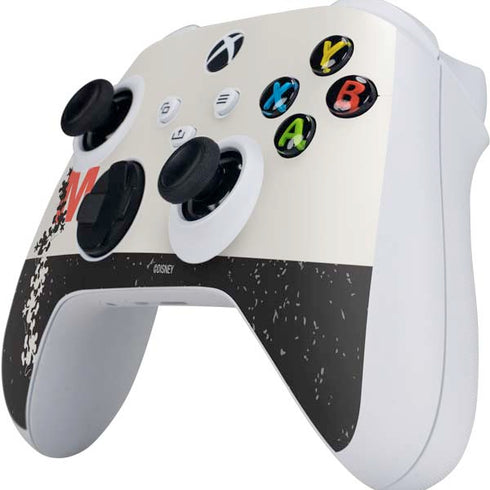 Disney Mickey Mouse Stacked Silhouette Split Xbox Series S Controller Skin