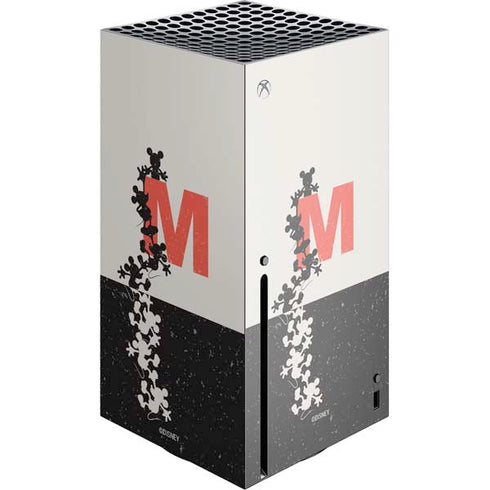 Disney Mickey Mouse Stacked Silhouette Split Xbox Series X Console Skin