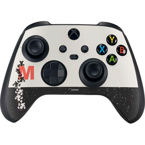 Disney Mickey Mouse Stacked Silhouette Split Xbox Series X Controller Skin
