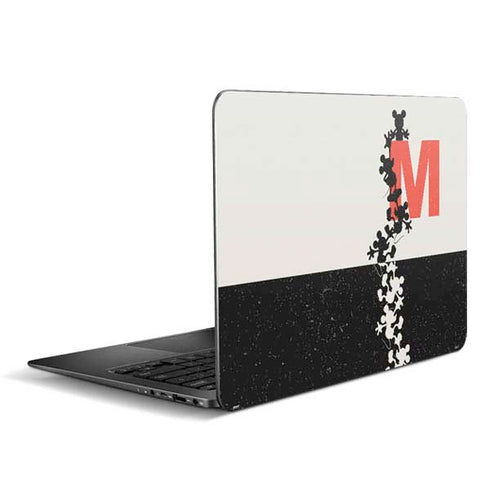 Disney Mickey Mouse Stacked Silhouette Split Zenbook UX305FA 13.3in Skin