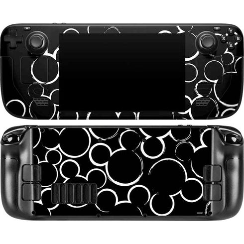 Disney Mickey Mouse Logo Pattern Steam Deck Handheld Gaming Computer Skin