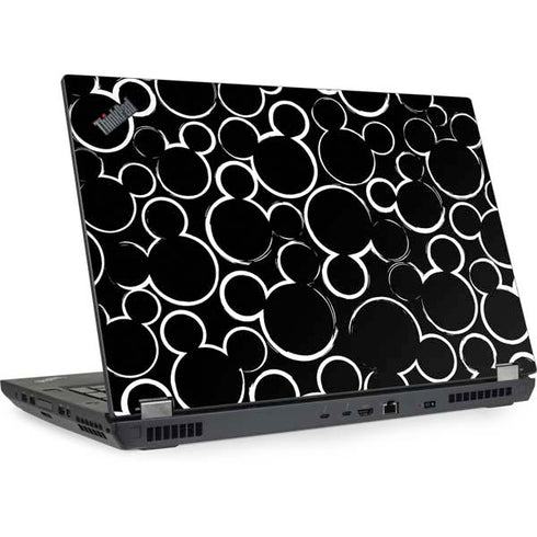 Disney Mickey Mouse Logo Pattern Lenovo ThinkPad Skin