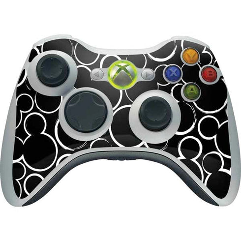 Disney Mickey Mouse Logo Pattern Xbox 360 Wireless Controller Skin