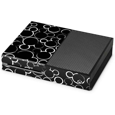 Disney Mickey Mouse Logo Pattern Xbox One Console Skin