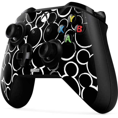 Disney Mickey Mouse Logo Pattern Xbox One X Controller Skin