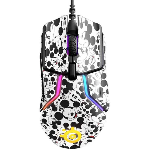 Disney Mickey Mouse Face Pattern SteelSeries Rival 600 Gaming Mouse Skin
