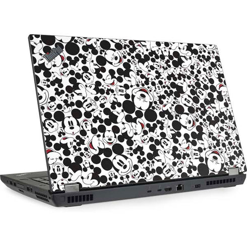 Disney Mickey Mouse Face Pattern Lenovo ThinkPad Skin