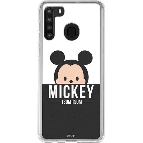 Disney Tsum Tsum Mickey Mouse Galaxy A21 Clear Case