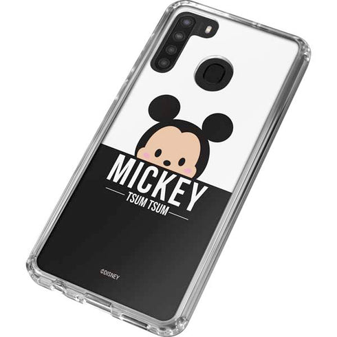 Disney Tsum Tsum Mickey Mouse Galaxy A21 Clear Case