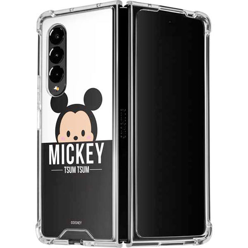 Disney Tsum Tsum Mickey Mouse Galaxy Z Fold4 5G Clear Case
