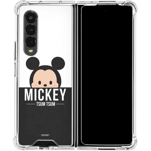 Disney Tsum Tsum Mickey Mouse Galaxy Z Fold4 5G Clear Case