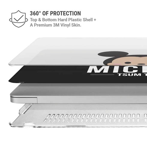 Disney Tsum Tsum Mickey Mouse MacBook Air 15in (2023-2025) Case plus Skin