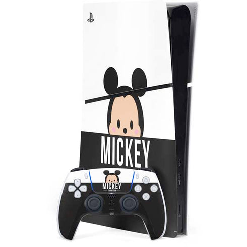 Disney Tsum Tsum Mickey Mouse PS5 Slim Digital Edition Console Skin