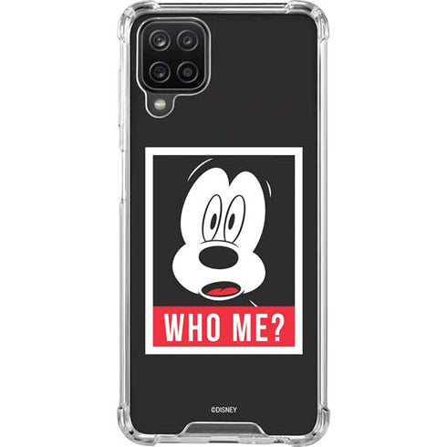 Disney Mickey Mouse Who Me Galaxy A12 Clear Case