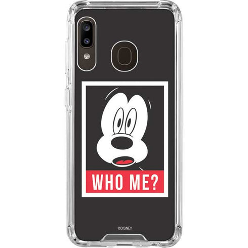 Disney Mickey Mouse Who Me Galaxy A30 Clear Case