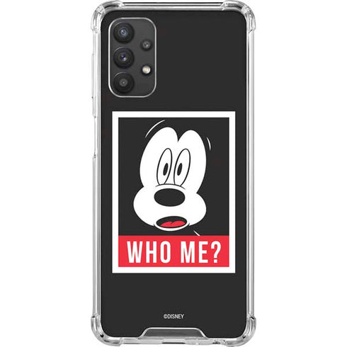 Disney Mickey Mouse Who Me Galaxy A32 5G Clear Case