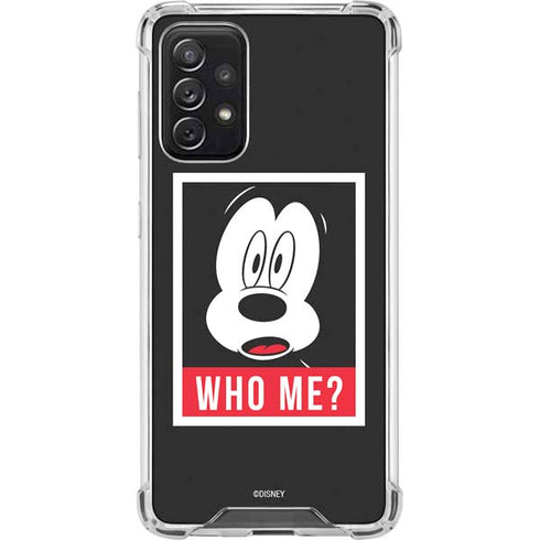 Disney Mickey Mouse Who Me Galaxy A72 5G Clear Case