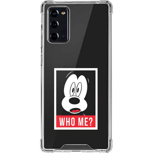 Disney Mickey Mouse Who Me Galaxy Note20 5G Clear Case
