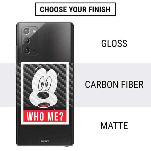 Disney Mickey Mouse Who Me Galaxy Note20 5G Skin