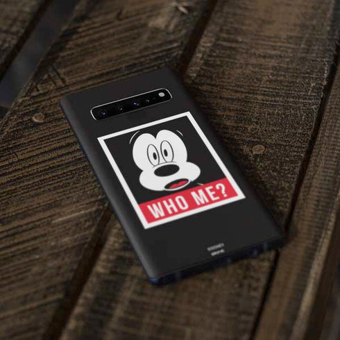 Disney Mickey Mouse Who Me Galaxy S10 Plus Skin