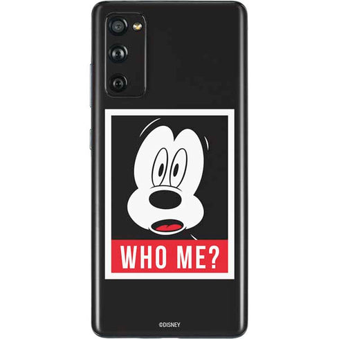 Disney Mickey Mouse Who Me Galaxy S20 Fan Edition Skin