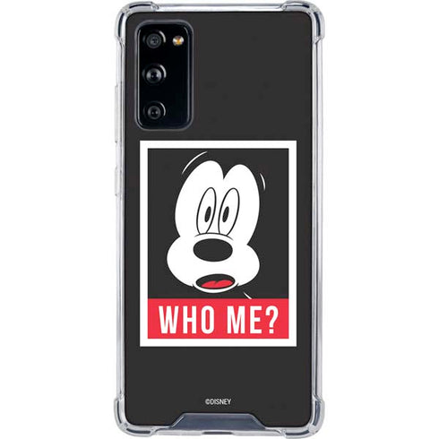 Disney Mickey Mouse Who Me Galaxy S20 FE Clear Case