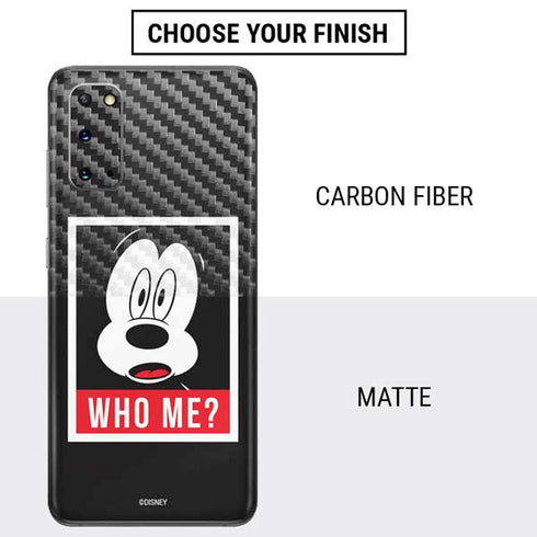 Disney Mickey Mouse Who Me Galaxy S20 Skin