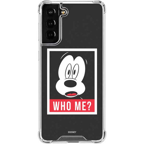 Disney Mickey Mouse Who Me Galaxy S21 FE Clear Case