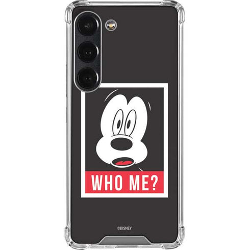 Disney Mickey Mouse Who Me Galaxy S23 Clear Case