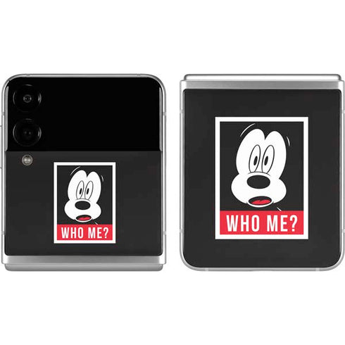 Disney Mickey Mouse Who Me Galaxy Z Flip4 5G Skin